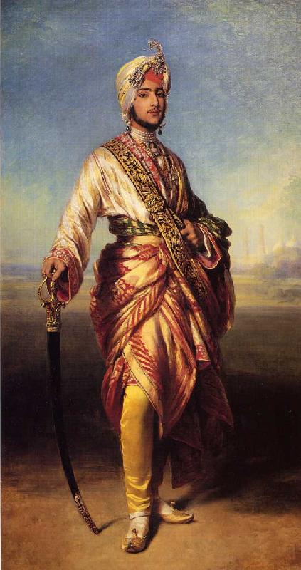 Franz Xaver Winterhalter The Maharajah Duleep Singh oil painting image